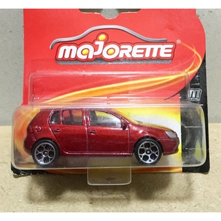 Majorette Volkswagen Golf V - Red Color /Wheels 5Y /scale 1/61 (3 inches) Short Package