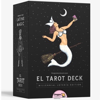 ไพ่ทาโรต์ El Tarot Deck (ของแท้ 100%) สินค้าพร้อมส่ง ไพ่ไพ่ไร้ขอบแท้, ร้าน Dragon TAROT