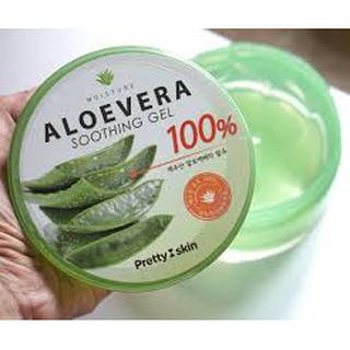 Aloevera Soothing Gel 100% แบรนด์Pretty Skin นำเข้าจากเกาหลี