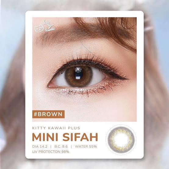 คอนแทคเลนส์  KITTY KAWAII MINI-SIFAH- BROWN  / Gray