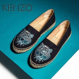 [เก็บ code ลดเพิ่ม 20%]พร้อมส่งในไทย📦รองเท้า ผู้หญิง Kenzo Espadrilles Made in Spain **ของเเท้