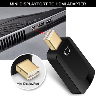 MD07 1080P Mini DisplayPort DP to HDMI Adapter Cable Mini Display Port Converter for Mac Macbook Pro Air