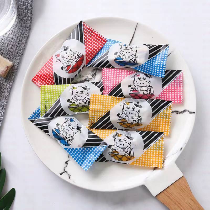 ซองใส่ลูกอม ขนาด4*9.5ซม. แพ็คละ95-100ใบ ซองใส่นูกัต ถุงซีลใส่ตังเมไต้หวัน ถุงซีลใส่ท็อปฟี่ - รูปที่ 2