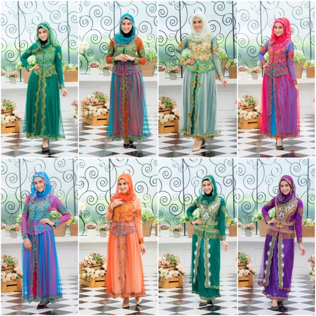 ชุดเดรสมุสลิม ชุดย่าหยา ic51