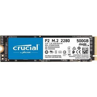 Crucial P2 500GB 3D NAND NVMe™ PCIe® M.2 SSD