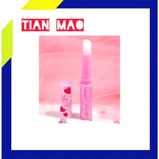 Mistine Pink Magic Lip Plus Vitamin E Strawberry :: มิสทิน พิงค์ เมจิก ลิป พลัส วิตามินอี สตรอเบอร์รี่ 1.7g.*ของแท้*