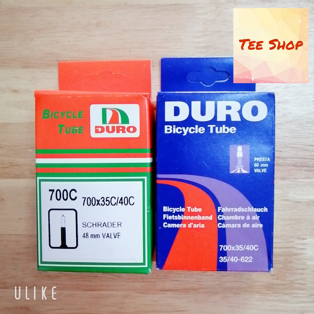 ยางใน 700 x 35C/ 40C DURO (BICYCLE TUBE) AV / FV