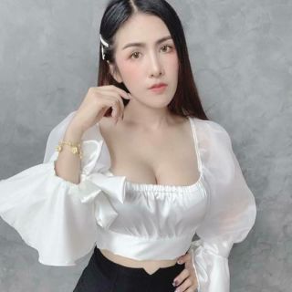 เสื้อสวยอลัง ปัง เซอร์ ผ้าวาเลนติโน เนื้อดีดูแพง