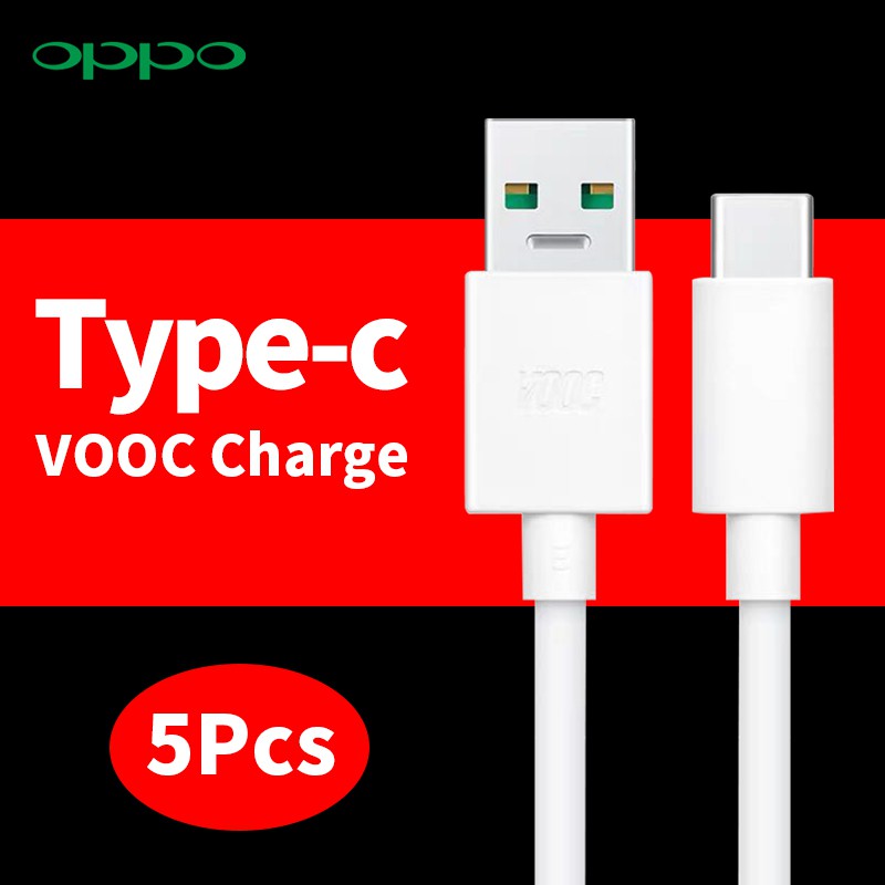 OPPO ( 5 ชิ้น ) สายชาร์จ Usb R17 R15 Reno 2Z 3 4 5 Pro Find X 4Se K7 K3 ...