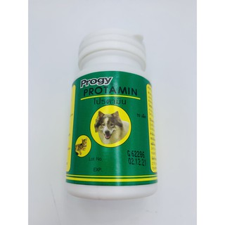 Progy PROTAMIN โปรตามิน 70เม็ด อาหารเสริมแร่ธาตุ สำหรับสุนัขและแมว LC22