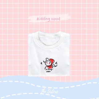 (thesisters) เสื้อยืดสกรีนลายหนูน้อยหมวกแดง