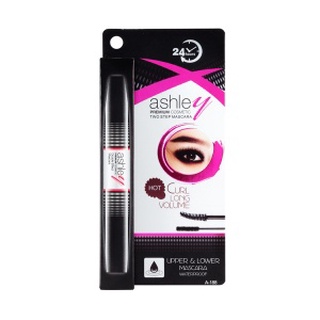 🔥ล้างสต็อก🔥(หมดอายุ05/2021) Ashley Two Step Mascara  A-188 8g.แอชลีย์ทูสเต็ปมาสคาร่า 2ด้านในแท่งเดียว