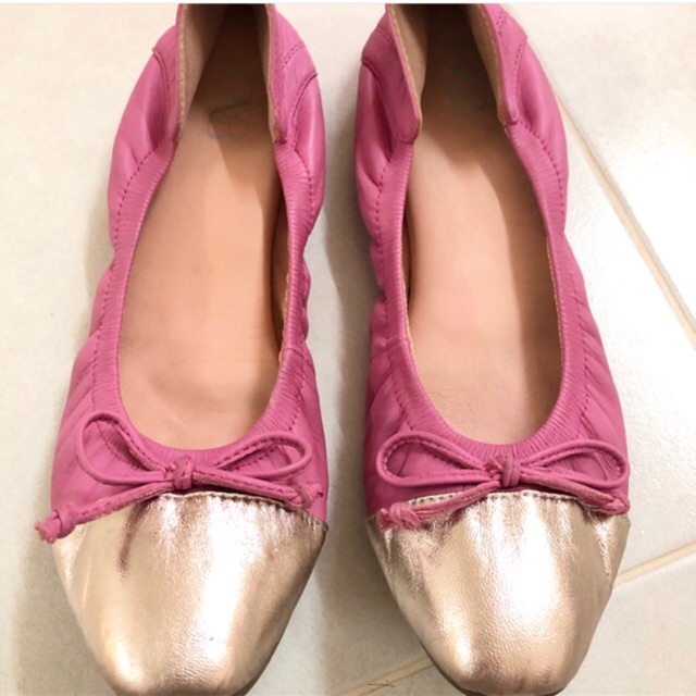 used #oandb sz. 39 #aimeesongxoandb สี เชมเปนพิงค์ สภาพ 90#oandbshoes #oandb_official #o&b