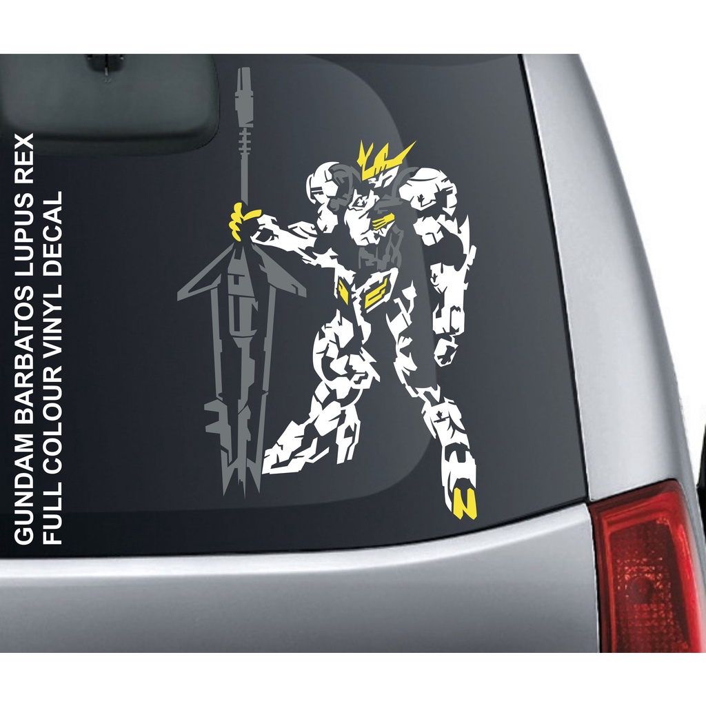 ไวนิล Decal Gundam Barbatos Lupus Rex Silhouette