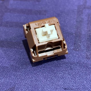 [Linear] NOVELKEYS CREAM CHOCOLATE POM SWITCH x1  น้ำหนัก70g สวิทช์จังหวะเดียวสีช็อกโกแลต วัสดุ POM / NK Cream สีใหม่