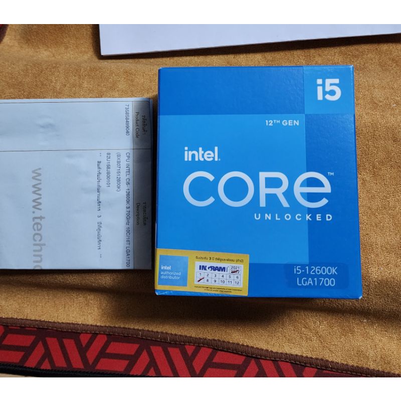 cpu intel i5 12600k อายุน้อยๆ