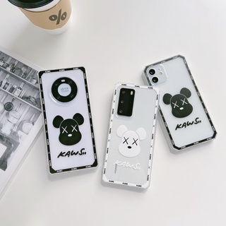 แบรนด์แฟชั่น KAWS การ์ตูน XX หมีรุนแรง เคส Samsung Galaxy S23 Ultra S22 Ultra S21FE S10 S20 S21 S22 Plus + S20FE S21Ultra S20Ultra Note20 Ultra Note10 Plus Note10Lite A53 A33 A13 A03 A52 A52S ใหม่ กรอบรูปสีสันสดใส นุ่ม คู่รัก เคส