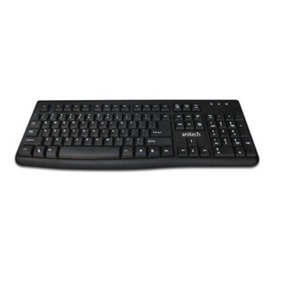 คีย์บอร์ด Anitech USB Keyboard Anitech (P301) Black