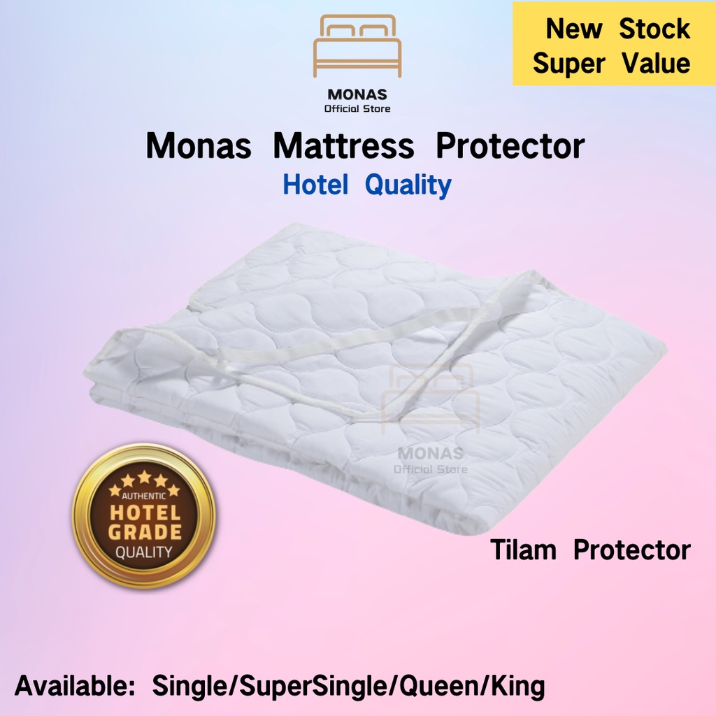 ผ้ารองกันเปื้อนที่นอน Monas Hotel Series / สูงสุด 14 นิ้ว / ผ้าไมโครไฟเบอร์ Quilted
