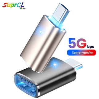 อะแดปเตอร์แปลง USB 3.0 Type C OTG USB Type-C Male to USB A Female สําหรับ Huawei Samsung MacBook