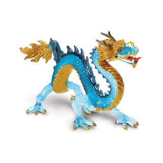 Safari Ltd. : SFR10175 โมเดลมังกร Krystal Blue Dragon