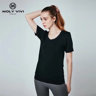 New Molyvivi T2 รุ่น Ice Sense T-shirt รุ่น T2 มีเฉพาะสีดำ