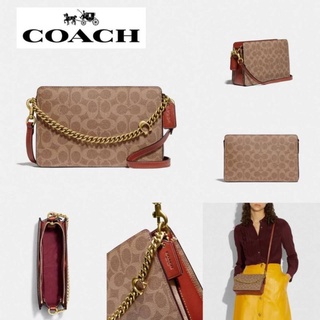 COACH SIGNATURE CHAIN CROSSBODY IN SIGNATURE CANVAS (F89175)