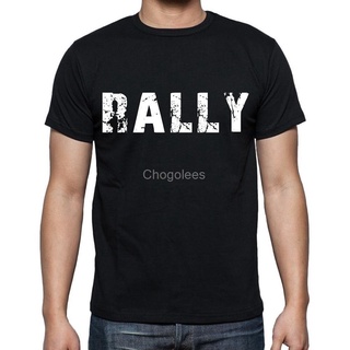 เสื้อยืดผ้าฝ้ายพิมพ์ลายขายดี Rally เสื้อยืดคอกลม แขนสั้น สําหรับผู้ชาย