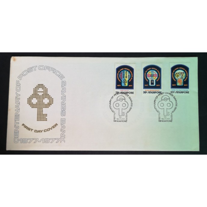 1977 SG Centenary of Post office Saving Bank FDC