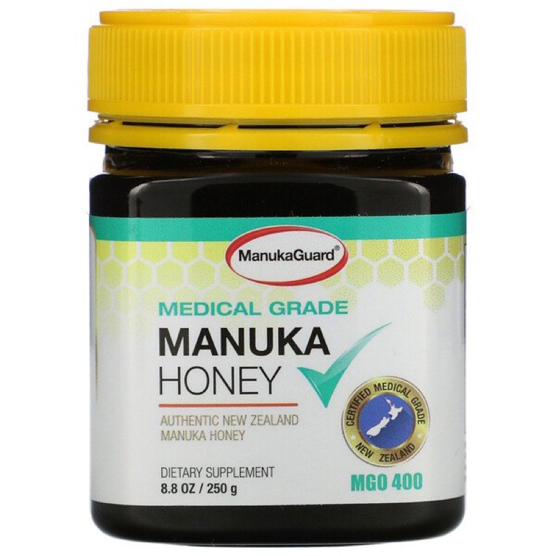 🇺🇸Pre order🌏 ManukaGuard, Manuka Honey, Medical Grade, MGO 400, 8.8 oz (250 g)🇺🇸