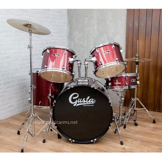 Gusta Premier กลองชุด 5 ใบ +ฟรีเก้าอี้ และไม้กลอง Music Arms
