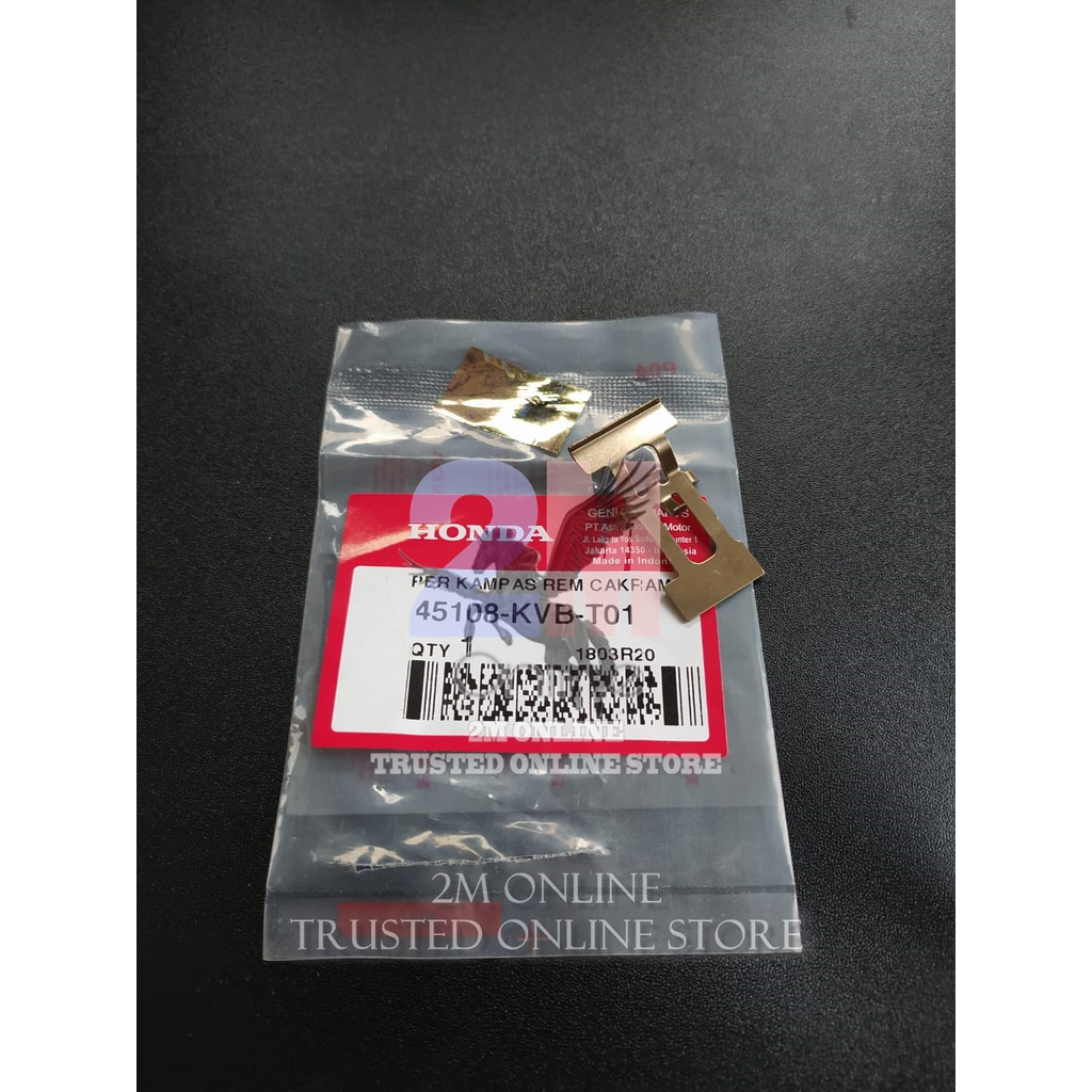 Mdr Spring Pad Vario Disc Lining Original AMM 45108-KVB-T01