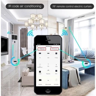 Tuya อุปกรณ์เปิดปิดแอร์ ทีวี รั้ว ม่าน Wi-Fi นอกบ้านผ่านแอป (S11,UR01,IR07,UFO-R7) สั่งด้วยเสียงได้