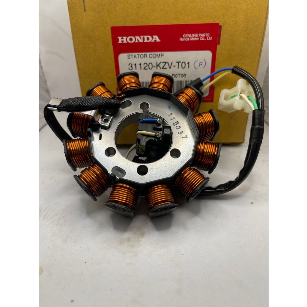 ขดลวดสเตเตอร์มัดไฟ (Stator Comp 31120-KZV-T01) Honda Dream, Super Cub 2011-2016 แท้ศูนย์