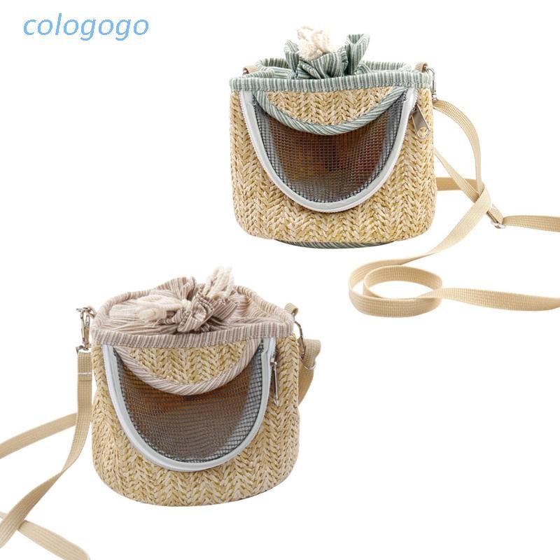 Colo กระเป๋าสะพายไหล่ระบายอากาศสําหรับใส่สัตว์เลี้ยงหนูแฮมสเตอร์เดินทาง