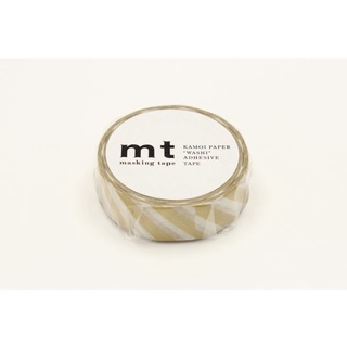 mt masking tape stripe gold 2 (MT01D377) / เทปตกแต่งวาชิ ลาย stripe gold 2 แบรนด์ mt masking tape ประเทศญี่ปุ่น