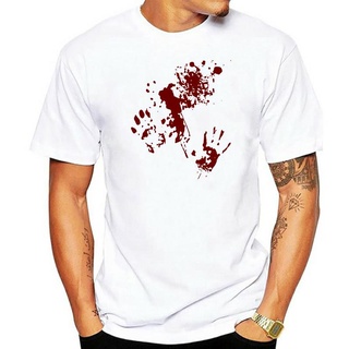 [COD]เสื้อยืดแขนสั้น พิมพ์ลาย Zombie Attack Blood Spattered Bloody แฟชั่นฤดูร้อน สําหรับผู้ชายS-5XL