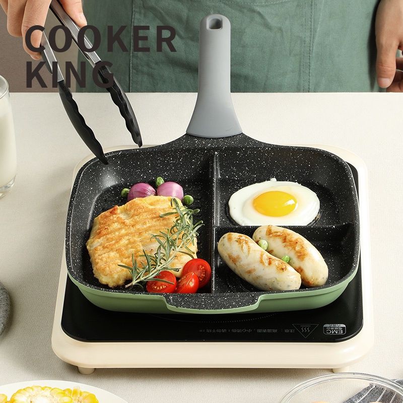 ข้อเสนอพิเศษ COOKER KING Non Stick Multi-Purpose Frying Pan Fried Egg Pan Pancake Maker Pan Omelette Pan Steak Pan Fast