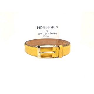 เข็มขัด Gucci belt with Square Buckle sz 100 40 มือ 2 ของแท้