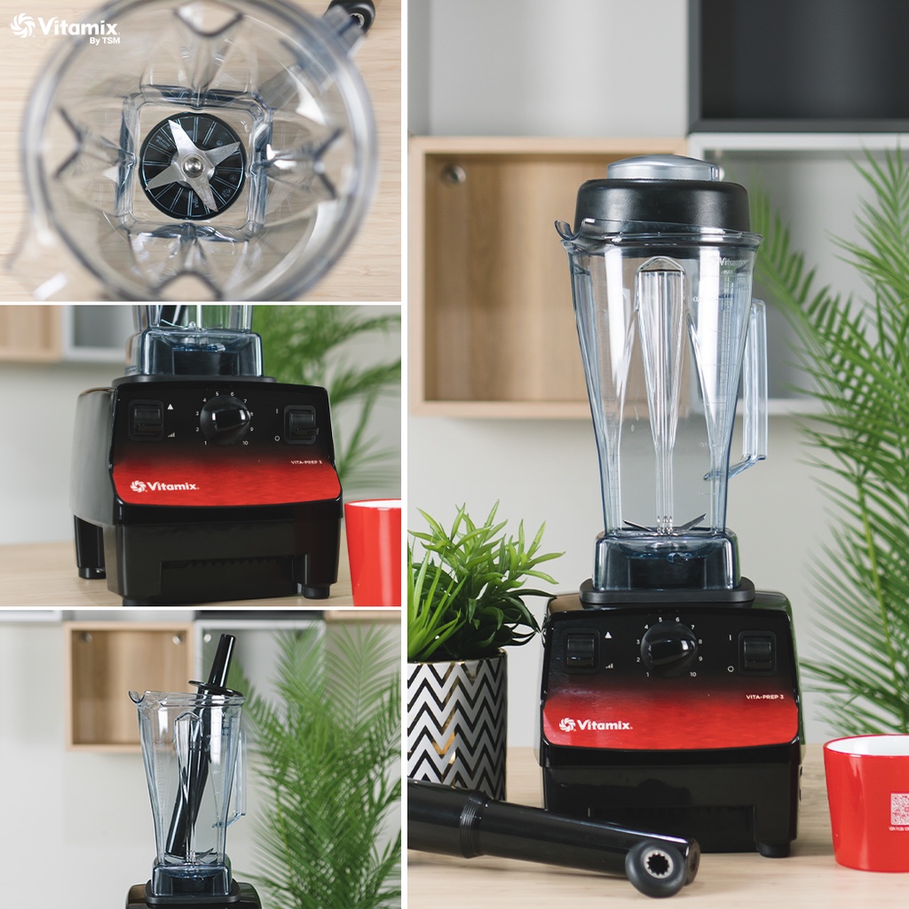 Vitamix Vita-Prep 3 เครื่องปั่นพร้อมโถ 2 ลิตร ปั่นละเอียดใบมีดพิเศษ – 220V (ประกันศูนย์ไทย 3 ปี)