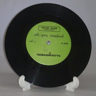 R104 🎼 แผ่นเสียง ไวนิล 7 นิ้ว 45RPM 🎶  เท่ห์-อุเทน พรหมมินทร์ รักฉันสักครั้งจะไม่ลืมพระคุณ