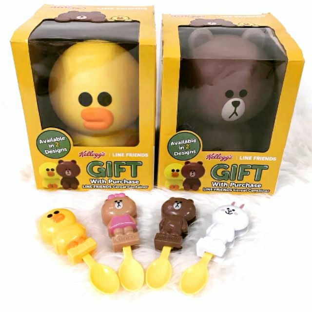 ตุ๊กตา Line Friend Brown & Sally Kellog's