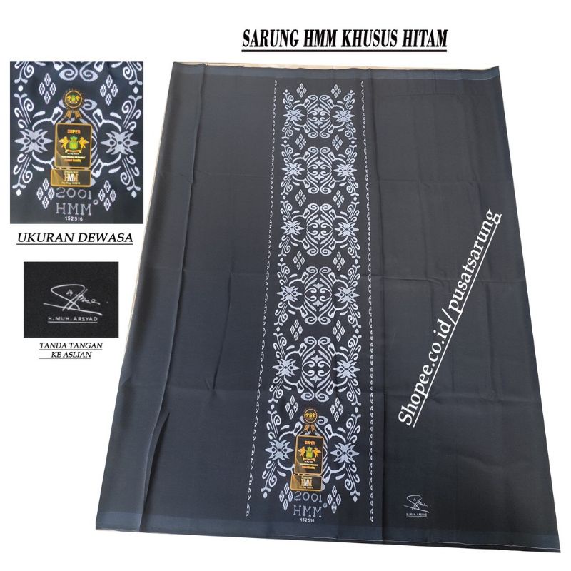 Hitam Special BLACK HMM SARONG / SUPER SAMARINDA HMM SARONG