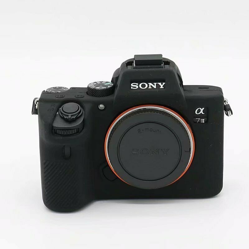 เคสกล้องซิลิโคนอ่อนนุ่มฝาครอบกระเป๋ายางสําหรับ Sony A7R3 A7III A7RIII A7Mark III