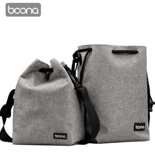 baona Camera Shoulder Bag Travel Lens Pouch Drawstring Waterproof with Shoulder Strap for DSLR Nikon Canon Sony Pentax