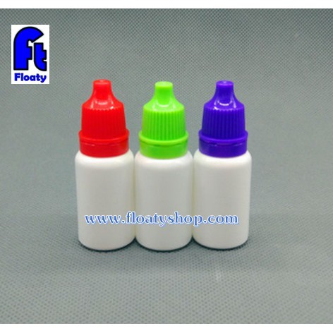 5ml 10ml สีขาวทึบแสง ขวดหยด ใส่น้ำยา น้ำมัน ของเหลว