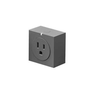 ปลั๊ก SMART WIFI SOCKET เทา LAMPTAN | LAMPTAN | SMART WIFI SOCKET GRAY อะแดปเตอร์ วัสดุก่อสร้าง Surprise 8 : 8 ปลั๊ก SMA