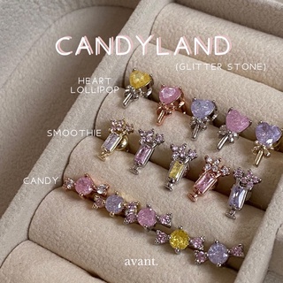 [10.10 ลดอีก 25% โค้ด 10FSWWT] Avantgarde.bkk 🍬🍭 CANDYLAND collection candy/ smoothie/ heart lollipop (brass)