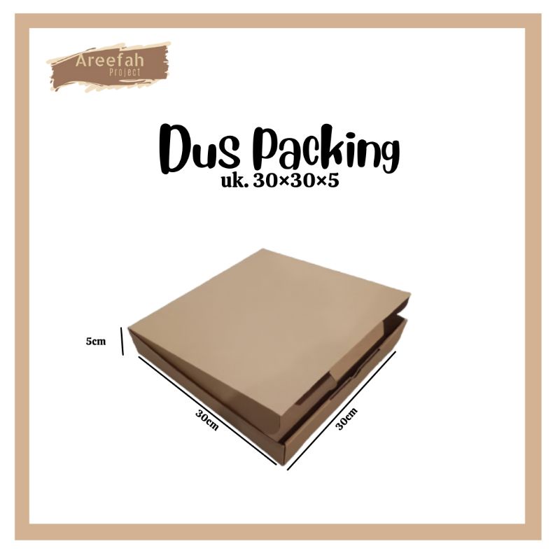 CARDBOARD / CARDBOARD BOX / DI CUT PACKING CARDBOARD ขนาด 30x30x5 cm
