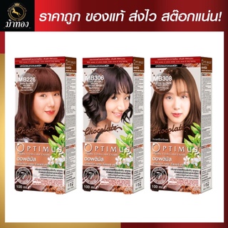 ❣[ฃ็อคโกแลต) Dcash ดีแคช ออพติมัส คัลเลอร์ ครีม 100ml [Ash Tone] Optimus Color Cream #ย้อมสีผม✸